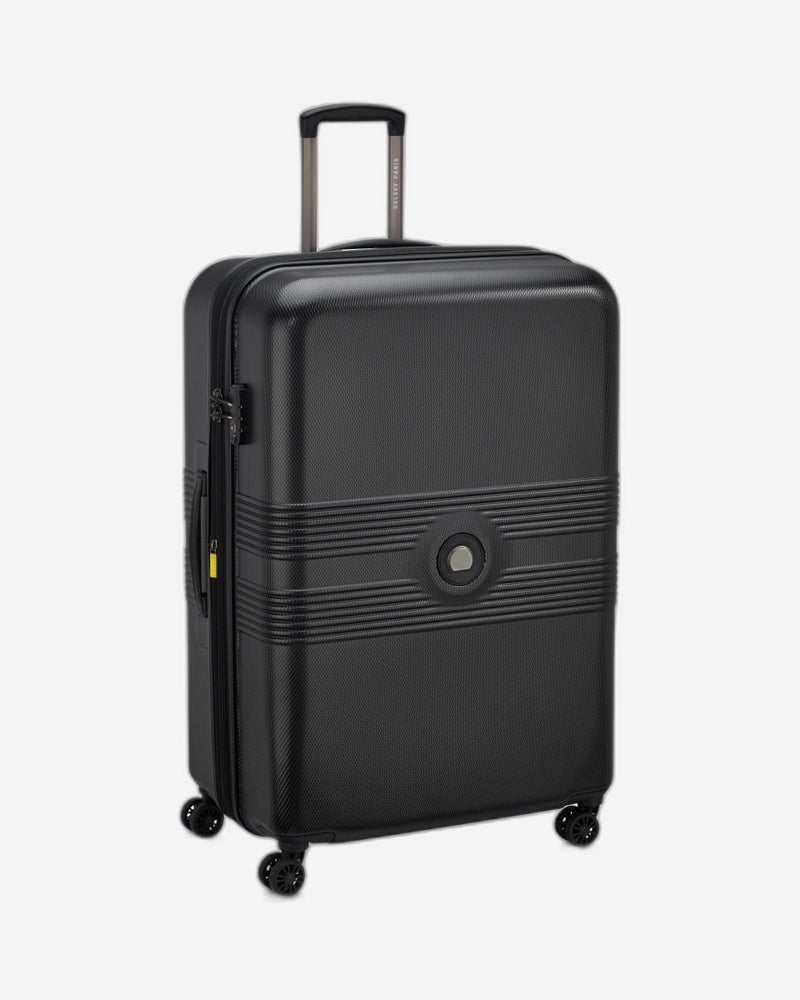 DELSEY Paris Delsey Flanerie SE 82cm Check In trolley, black, 4 spinner wheels, polycarbonate hard shell, expandable, TSA lock, dual handle, spacious interior, 5-year warranty - Image 2
